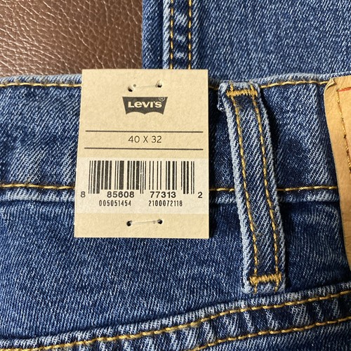 Levi's Uomo 505 Regular Stonewash Elasticizzato Nuovo con etichette 40x32 Prezzo al pubblico 69,50€ Spedizione Gratuita - Foto 8 di 9