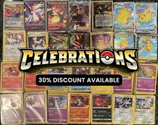 Pokemon Celebrations 25th Anniversary Cards *SINGLES* *FREE STICKERS*