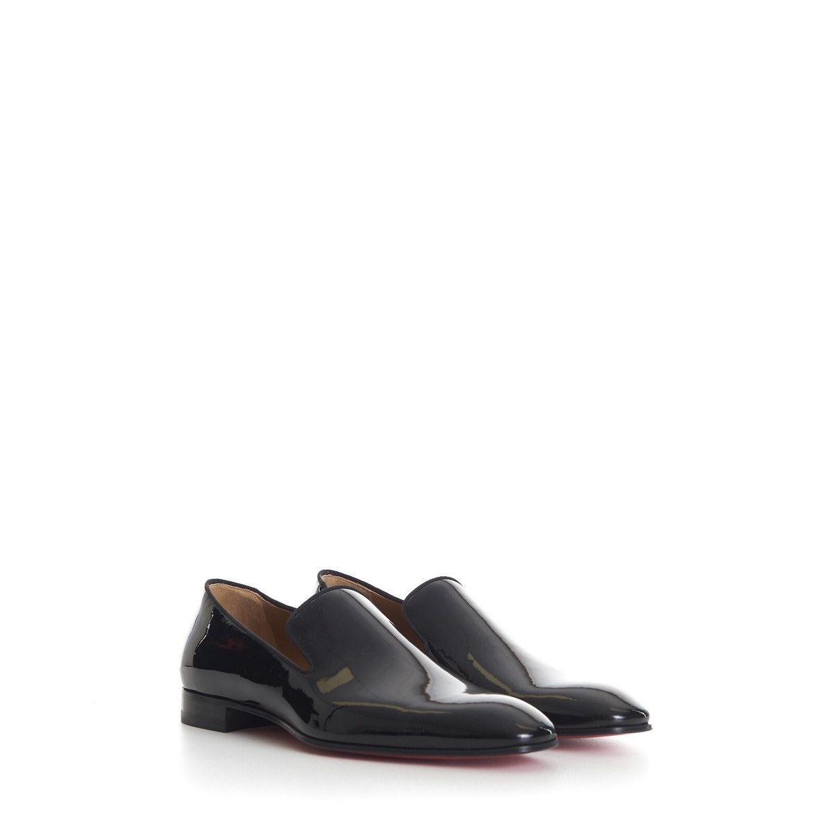 CHRISTIAN LOUBOUTIN 895$ Dandelion Loafers - Black Patent Calf 