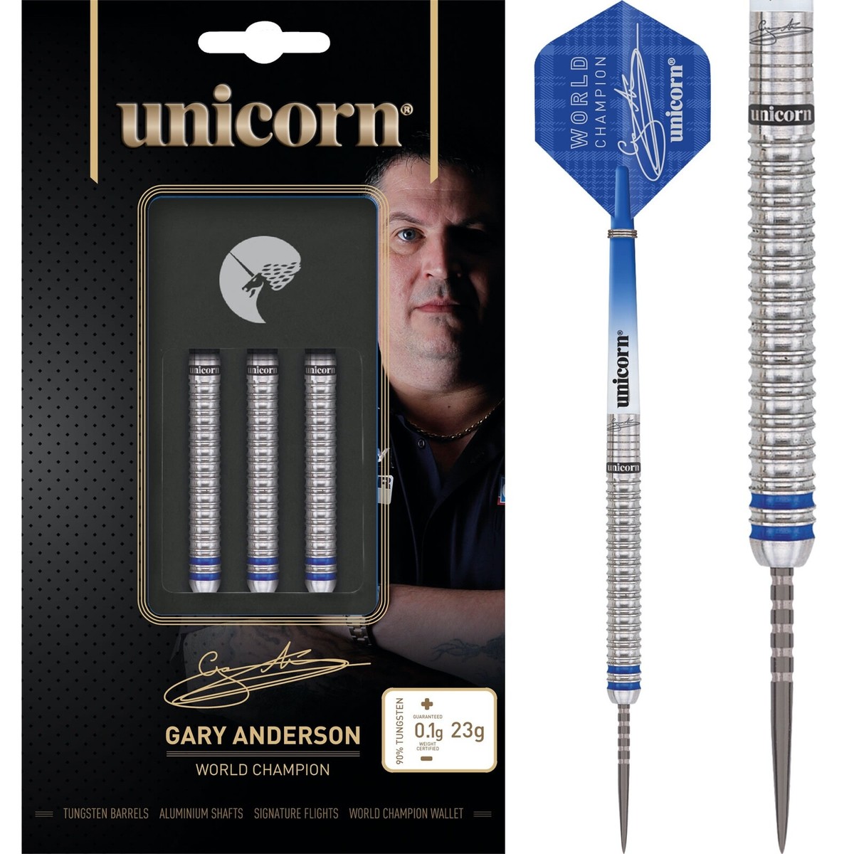 Unicorn Gary Anderson Darts 21g 22g 23g 24g 25g 26g 27g
