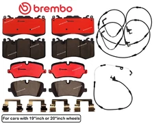 Front Rear Brake Pad OE Brembo Ceramic +Snsor for Land Range Rover Sport 2.0 3.0