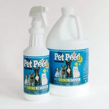 My Pet Peed - Pet Stain & Odor Remover (Starter Pack: 32oz Quart & One Gallon)