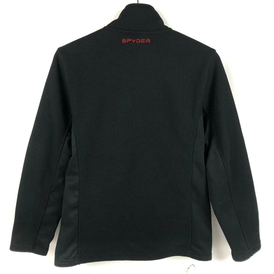 Chaqueta Spyder L 14-16 Negra Cremallera Frontal Niño Niña Unisex Foto 4 de 4