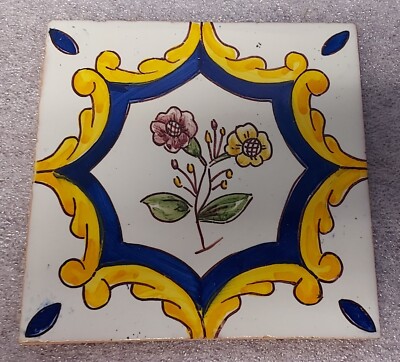 CERAMIC TILE  SANT'ANNA FLORERS FLORAL DESIGN CERAMICS  LISBON / LISBOA PORTUGAL