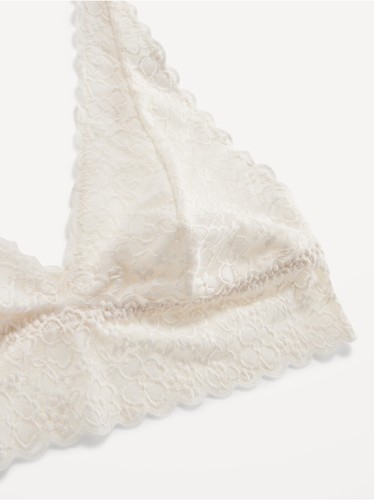 Top Bralette Old Navy para mujer talla 4X ~ encaje... crema de la crema $25... nuevo con etiquetas - Imagen 3 de 7