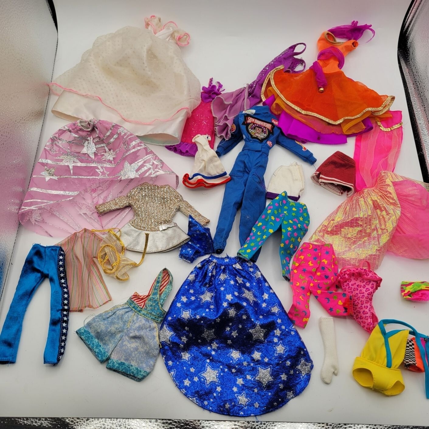 Vintage Barbie Doll Clothes Huge Lot of 25 Pieces of Clothing for