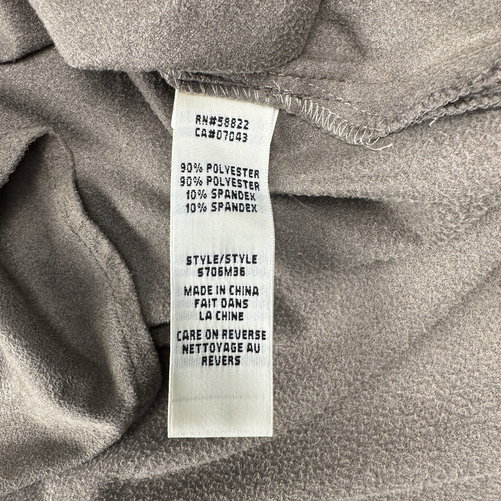 Max Studio Long Sleeve Button Down Suede Like Blo… - image 8