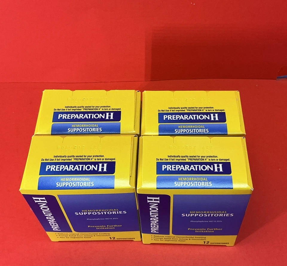 4件装制备H痔疮补充剂瘙痒,12ct(08/26) — 第 3/4 张图片