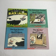 Lot of 4 From The Black Lagoon Series by Mike Thaler  1st Ed 93' - 08' Paperback