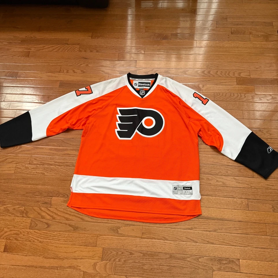 Reebok Philadelphia Flyers #17 Carter Orange Hockey Jersey Men’s 2XL NHL XXL - Image 4 of 4