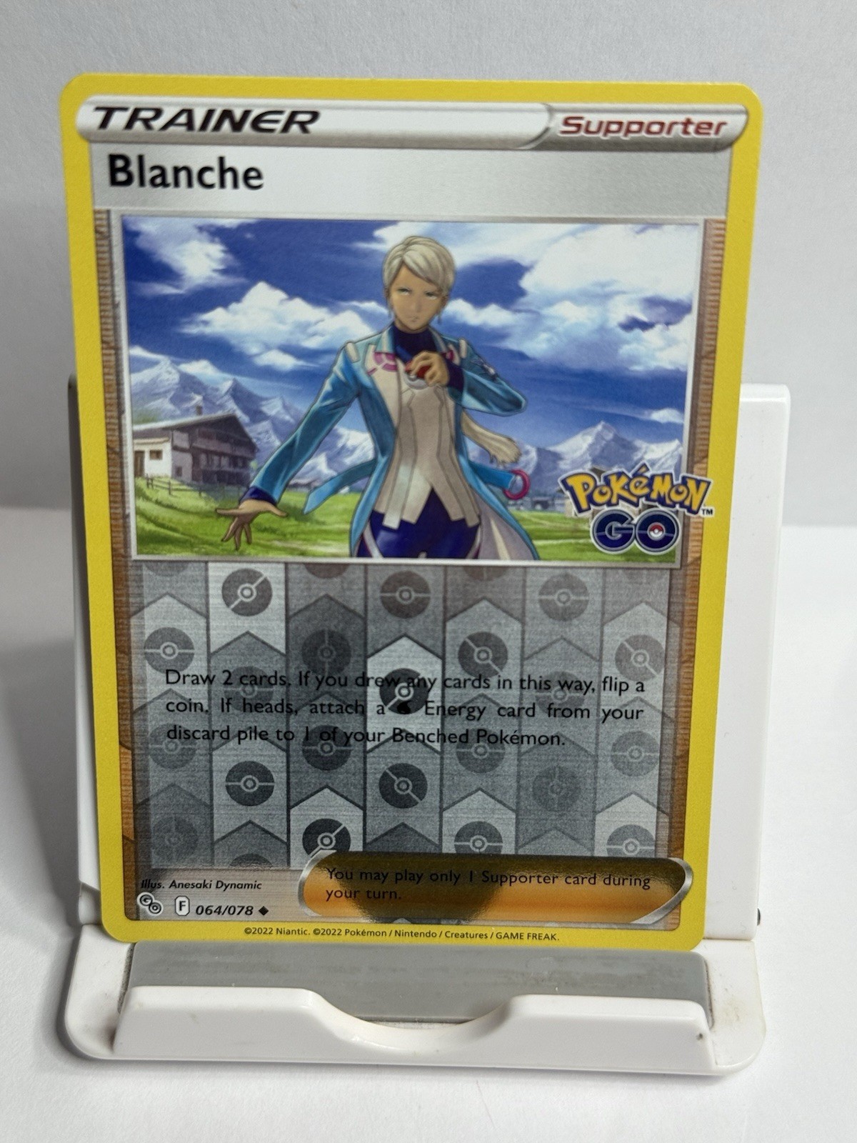 Blanche 64/78 Reverse Holo | Pokémon GO | Pokemon Card