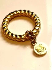 Loewe Women Accessory Scarf Ring Anagram Logo Vintage Limited Edition VHTF Elega