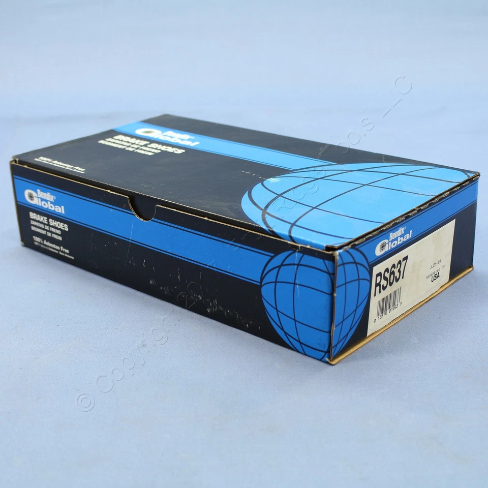 Комплект задних тормозных колодок Bendix RS637 с повторной подкладкой для 91-02 Saturn SL 93-01 SW2 93-02 SC1 - Изображение 3 из 4