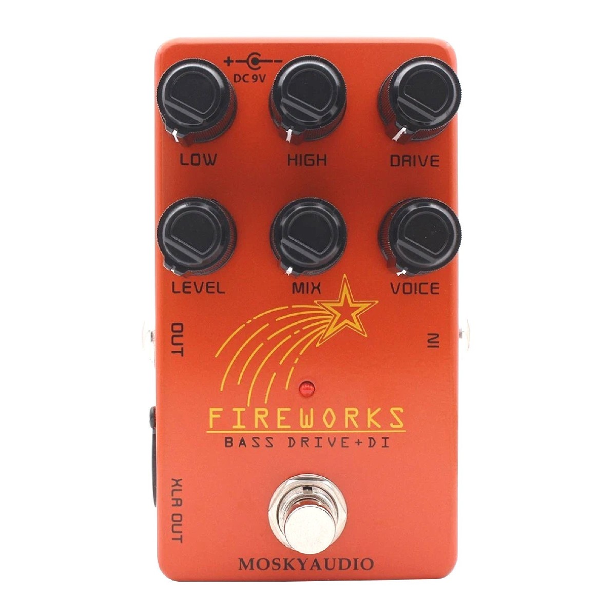 Mosky FIREWORKS Bass DRIVE DI FX Pedal Tube Amplifier Emulation