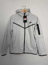 Men's Nike Tech Fleece Windrunner Hoodie Jacket - Grey Heather - Large NEW