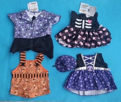 Build A Bear Halloween Kuromi Cinnamoroll Pompurin Hello Kitty Outfits Brandneu mit Etikett 