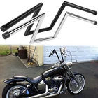 For Honda Shadow VT 750 1100 VTX 1300 1800 Handlebar 8" 10" Rise 1" Ape Hanger
