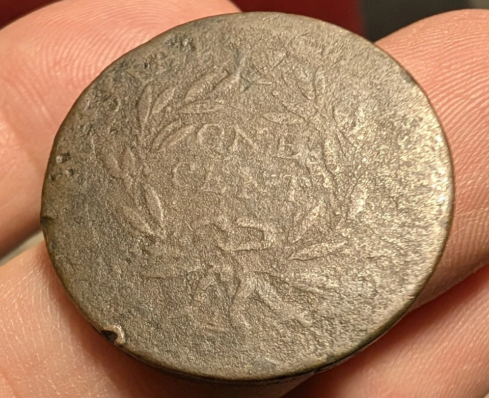 1794 S-51 R-5 Scarce  Liberty Cap Large Cent Coin 1c  - Image 4 of 4