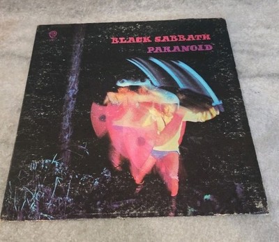 VINTAGE ORIGINAL VINYL Black Sabbath Paranoid 1970 Warner Bros