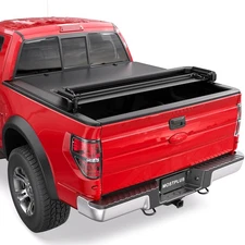 MOSTPLUS Quad 4-Fold 5.5FT Soft Tonneau Cover 09-14 Ford F-150 Styleside