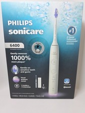 Philips Sonicare 6400 Electric Toothbrush White Pressure Sensor Bluetooth NEW