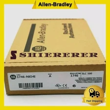 New Factroy Sealed AB 1746-NIO4I SLC 500 Analog Output Module 1746NIO4I