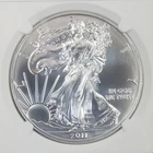 2011-S US Uncirculated Silver Eagle-1 oz .999 Fine Silver-NGC MS69