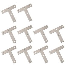 BTMB Stainless Steel Steel T Shape Flat Repair Mending Plate Joining Bracket ...