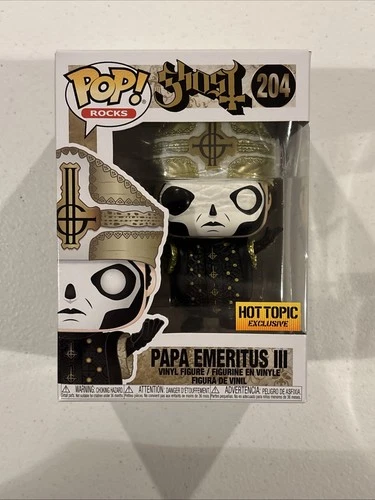 Funko Pop Rocks Ghost PAPA EMERITUS III Hot Topic Exclusive