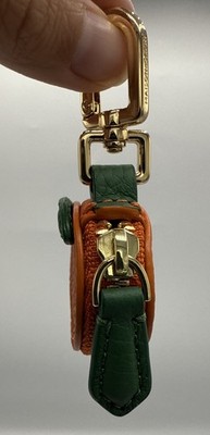 MAISON de SABRE' Orange, 🍊 Orange Leather AirTag Fruit Charm NEW