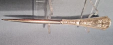 Sewing AWL PUNCH   Antique Sterling Silver STILETTO Tool