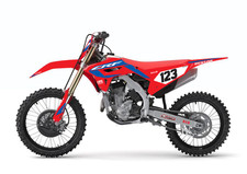 Kit d co Honda CRF 250R 450R 2021-2025   Design Factory HRC Rouge / Bleu