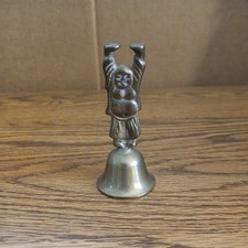 VINTAGE BRASS BUDDHA BELL