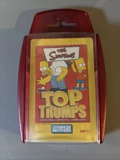 The Simpsons Top Trumps War Card Game New Sealed 2003 Parker Brothers