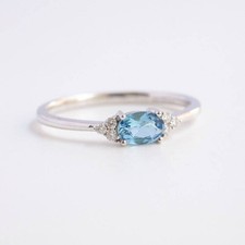 Natürlich Aquamarin Und