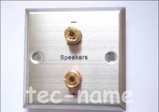 HIGH-END LAUTSPRECHER-WAND-ANSCHLUßDOSE  MONO UNTERPUTZ