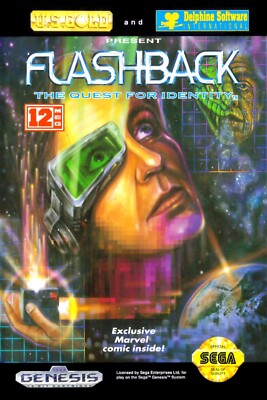 Flashback Sega Genesis BOX ART Premium POSTER MADE IN USA - SEG091