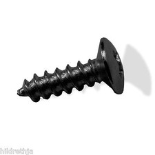 Screw Pickguard Black Finish Bulk 100 pack Bitterroot 081824BKPG-P100