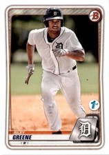 RILEY GREENE 2020 Bowman 1ST EDITION SP BASE RC #BFE-122! TIGERS!