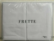 $1500 NEW Frette 4 PC BED SET Mathivet Top Fitted Sheets Cases Pure White QUEEN