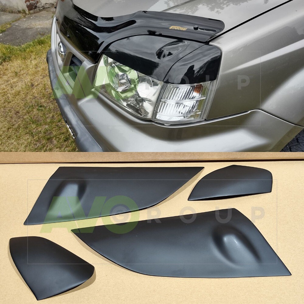 Headlight Eyelids for Nissan X-Trail T30 2002-2007 ABS Matt | eBay