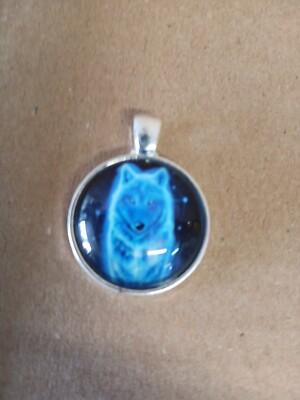 Blue Wolf Necklace