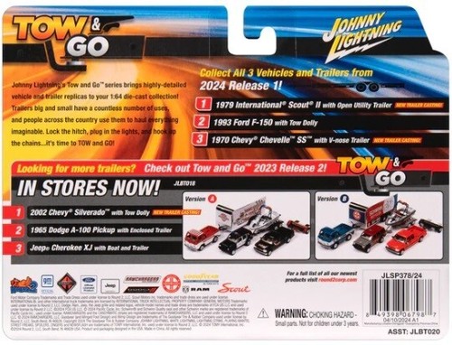 1993 Ford F-150 Johnny Lightning Tow and Go RETIRED Limited Edition 1:64 Scale - Picture 9 of 9
