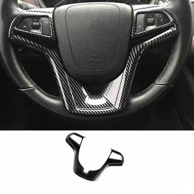 Steering Wheel Switch 1pc Cover Trim Carbon Fiber For Chevrolet Malibu 2012-2015