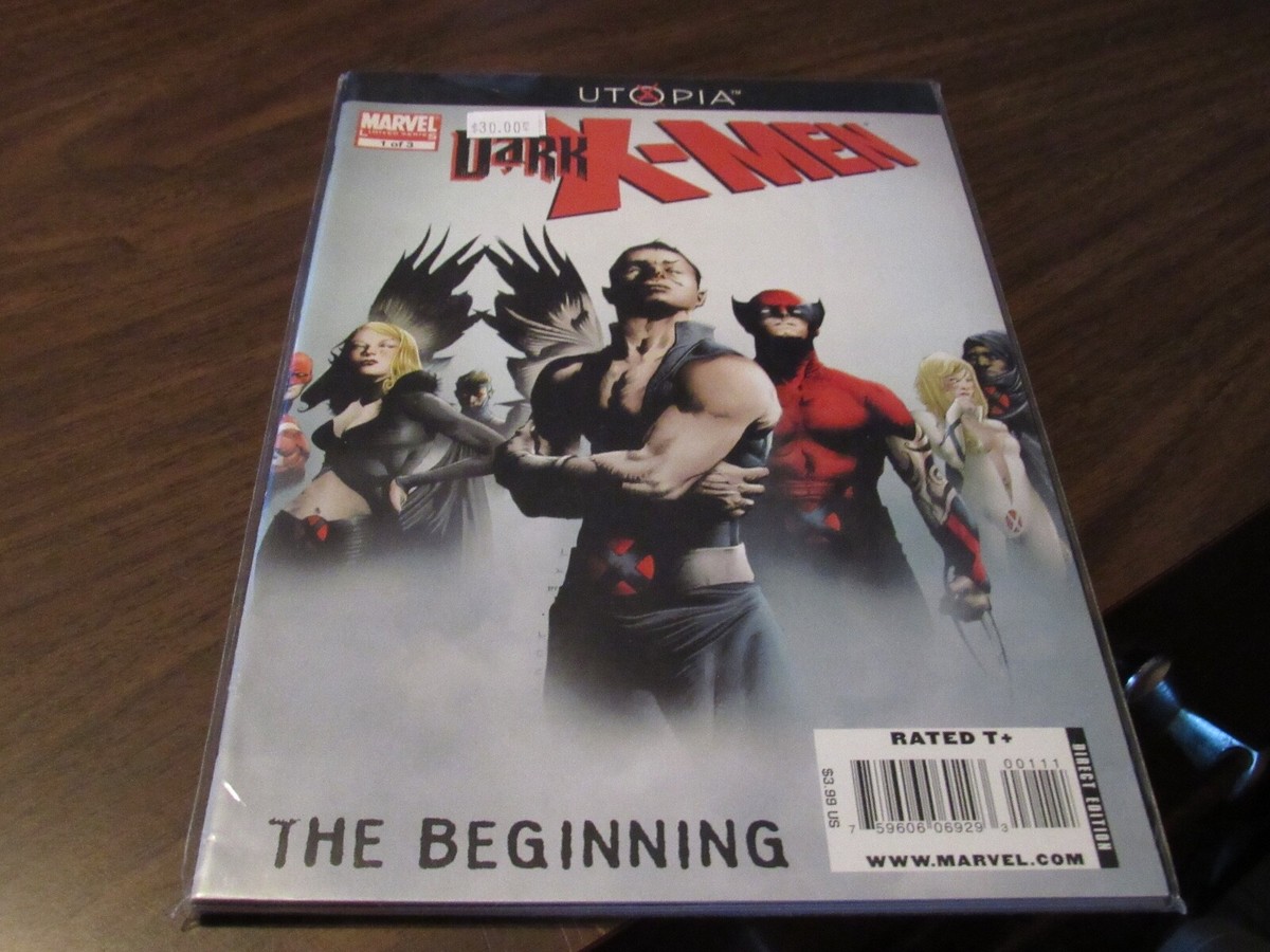 Dark X-Men Utopia #1 the Beginning Marvel Comic Book Set 1-3