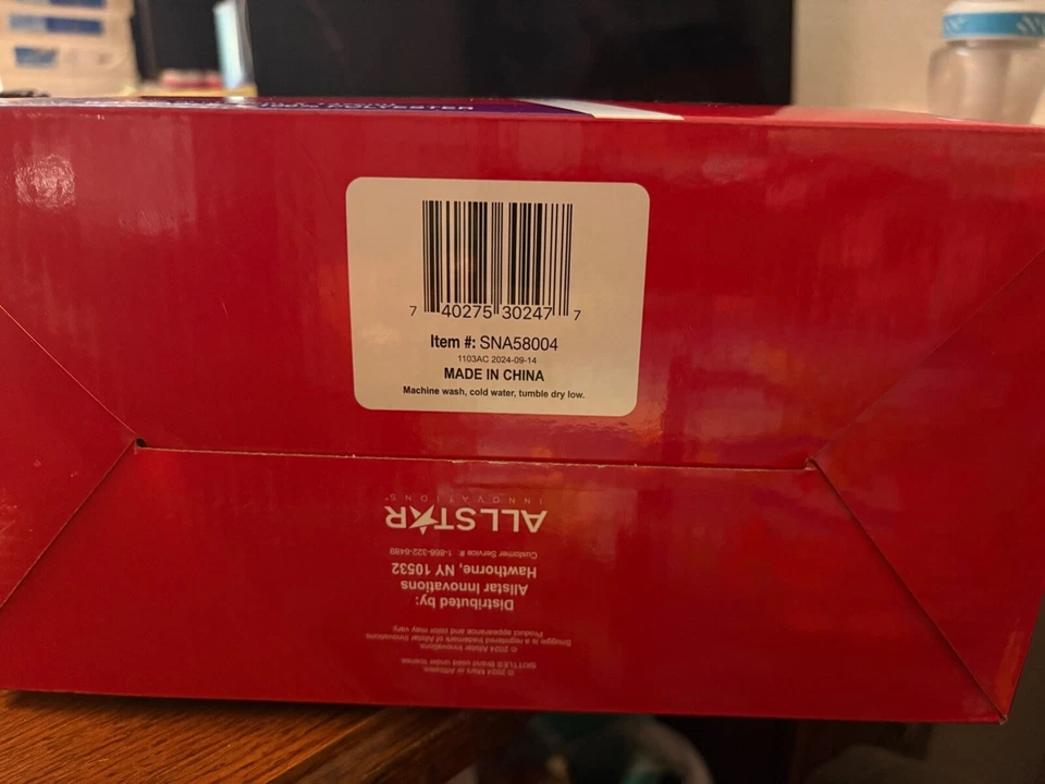 Snuggie Skittles Fleece Blanket w/ Sleeves - 71” x 54” - New- Free Shipping - Image 3 of 4