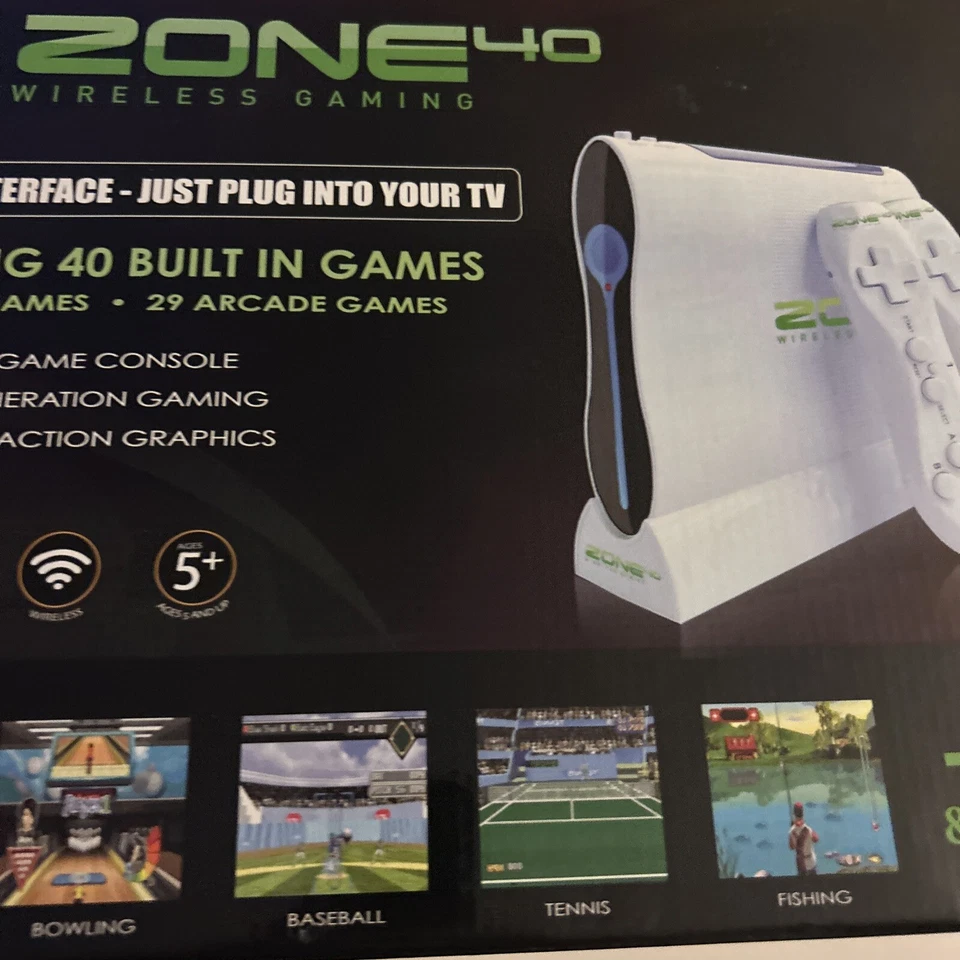 Zone 40 无线遥控器 游戏 40 游戏 11 运动 29 街机即插即用 — 第 3/4 张图片