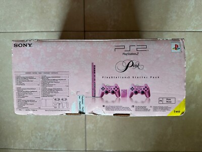 Sony PS2 PlayStation 2 Slim Pink Console PAL Complete BOXED SCPH