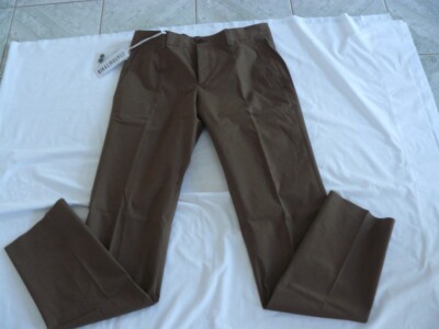 NWT MEN'S BIKKEMBERGS ''MUD BROWN'' TROUSERS SIZE 48 (IT)