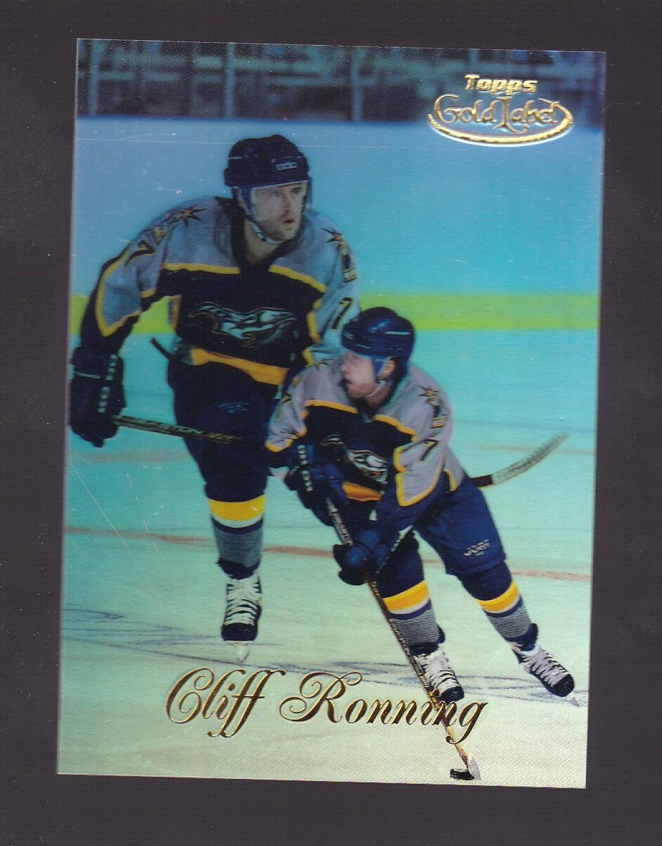 1998-1999 Topps Gold Label Cliff Ronning #55 Nashville Predators